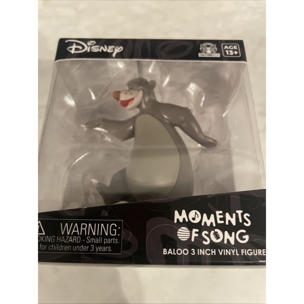 Disney Moments of Song The Jungle Book Baloo 3" Vinyl Figure NIB NEW